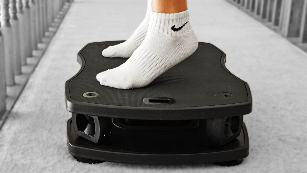 foot muscle exercise on vibration plate